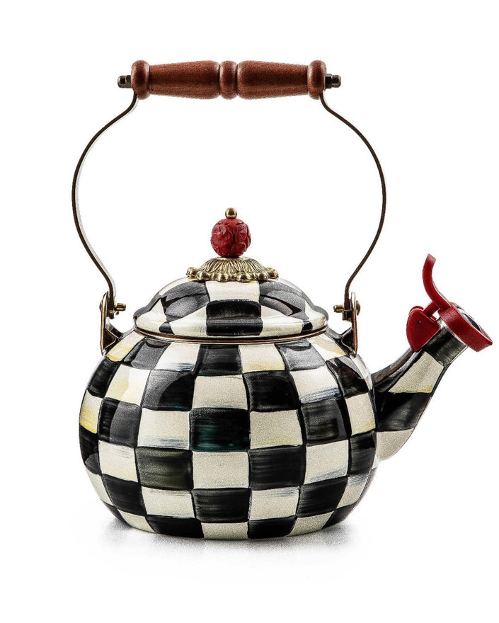 Courtly Check Whistling Tea Kettle