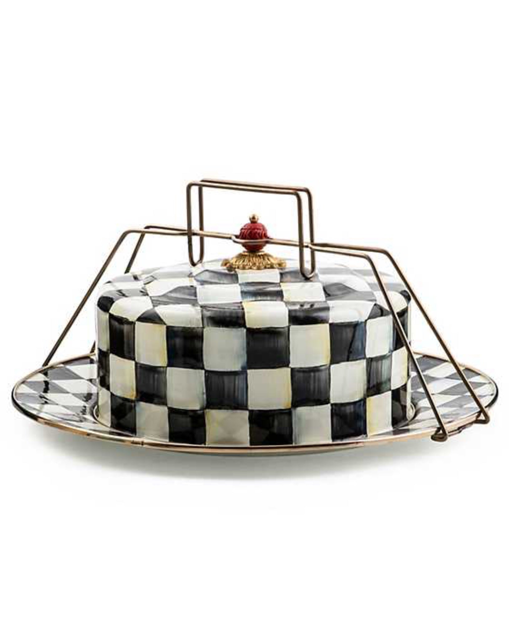 Courtly Check Cake Carrier