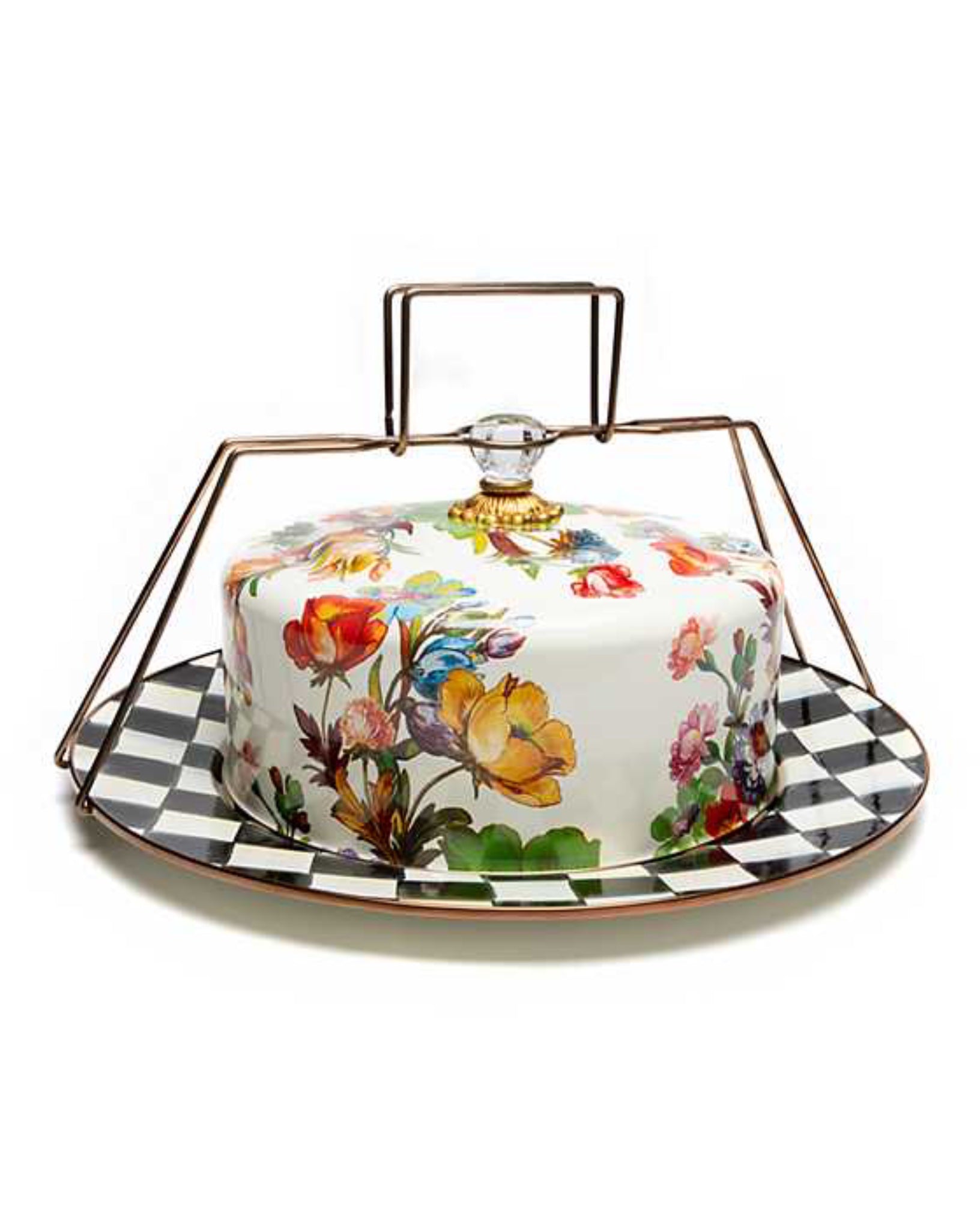 White Flower Market Cake Carrier