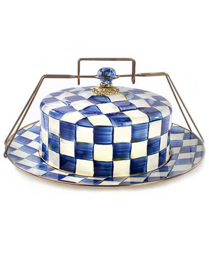 Royal Check Cake Carrier