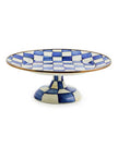 Royal Check Large Pedestal Platter