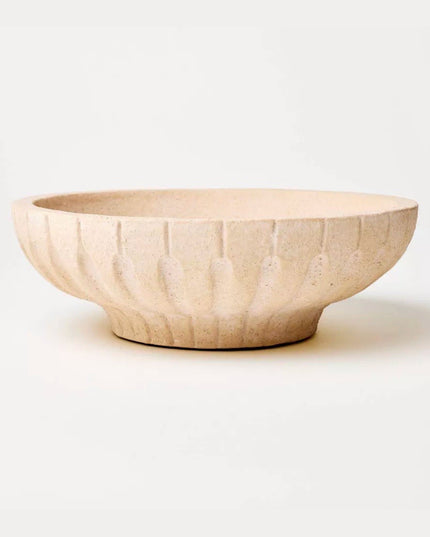 Ceramic Carved Decorative Bowl