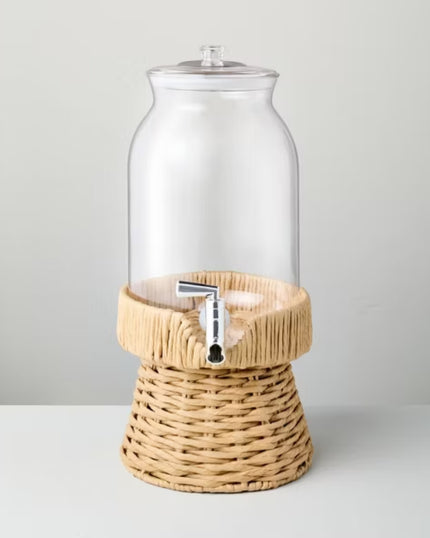 7L Drink Dispenser with Woven Stand (Stand Only)
