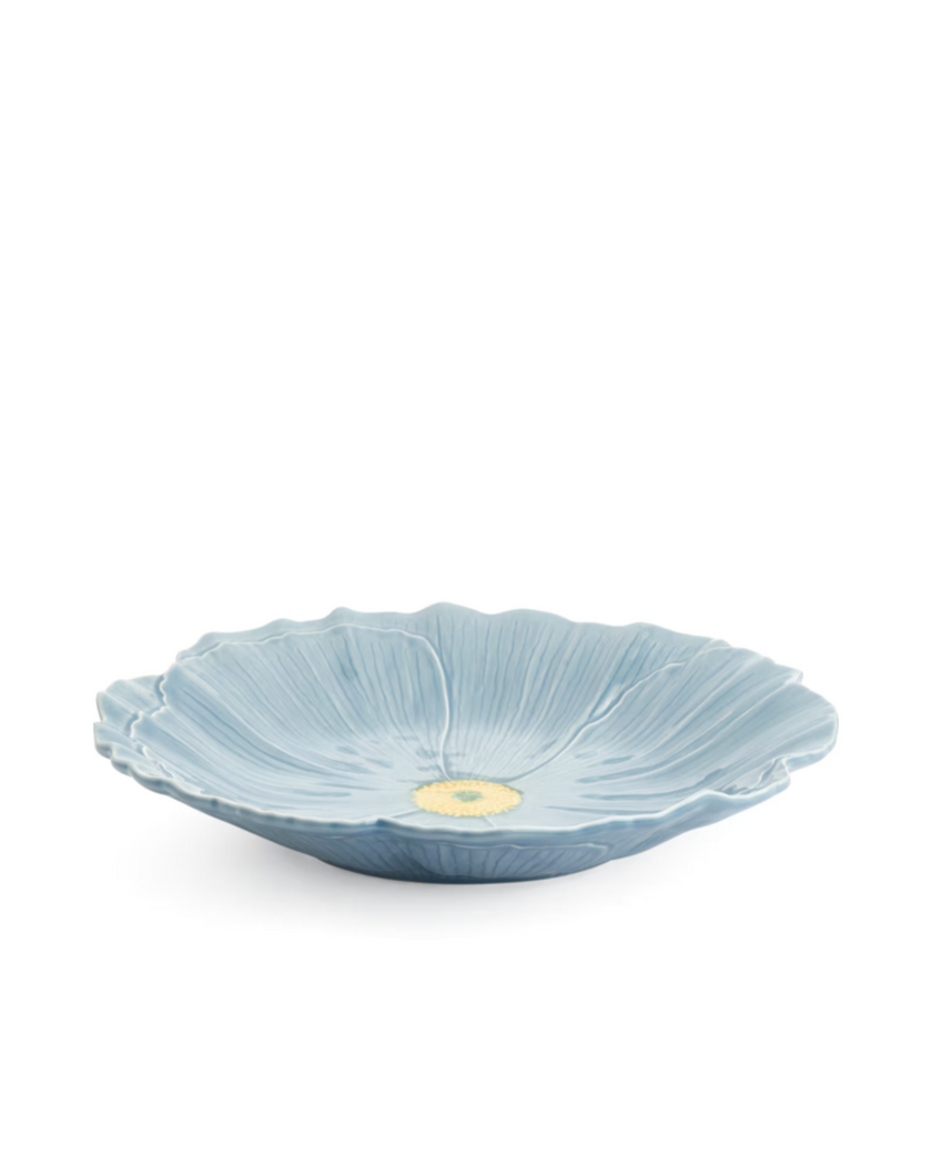 San Raphael Wild Flower Plate 29 cm In Baby Blue