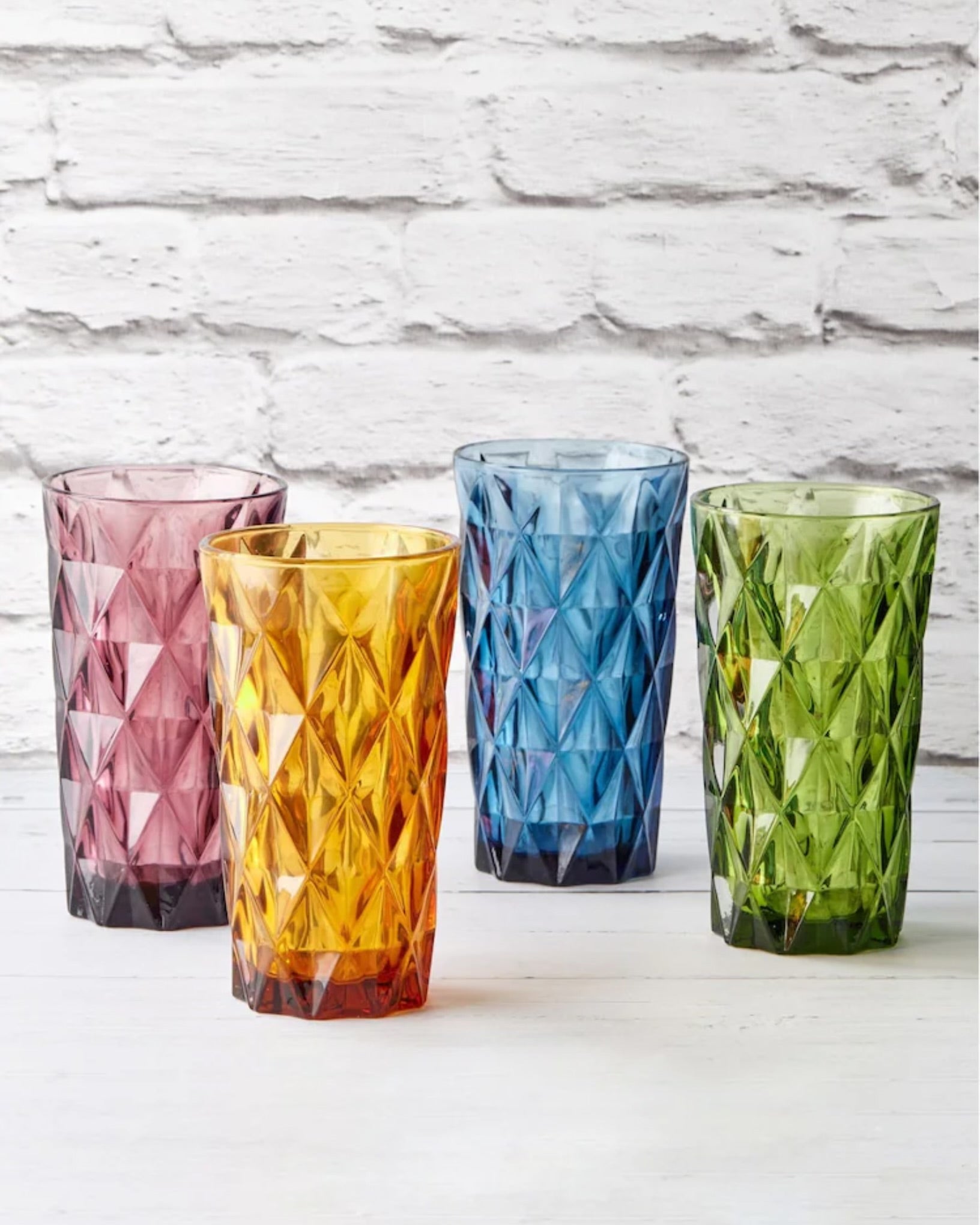 Artland Set of 4 Green Highgate Hiball Tumblers