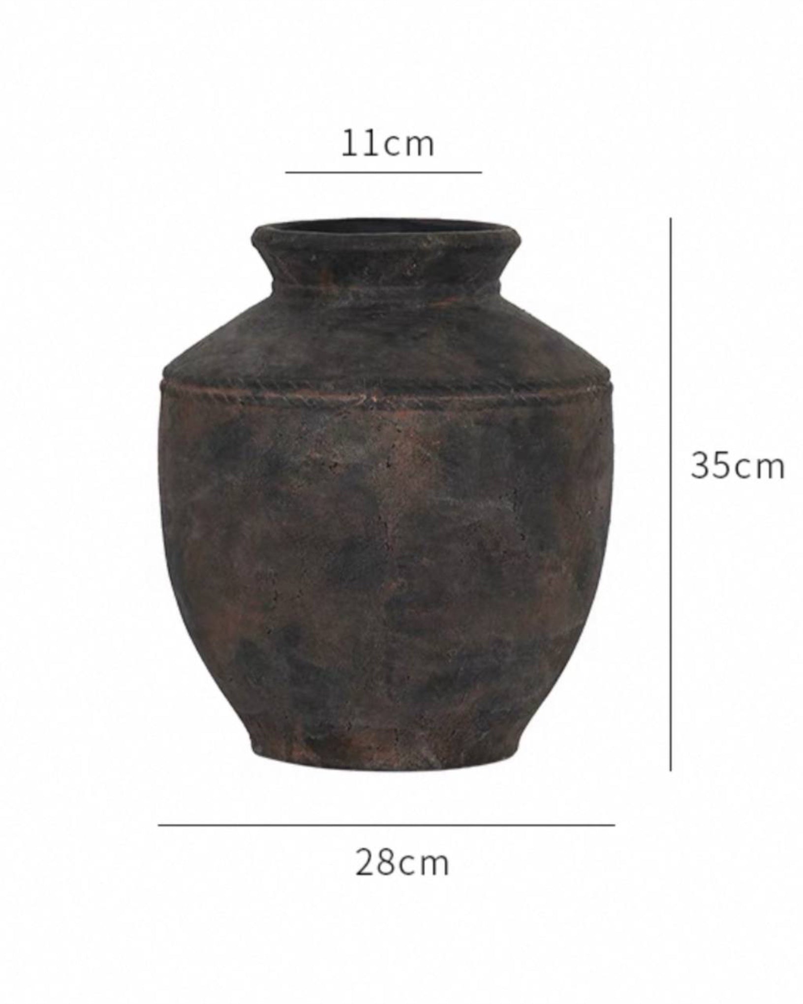 Antique Finish Large Vase