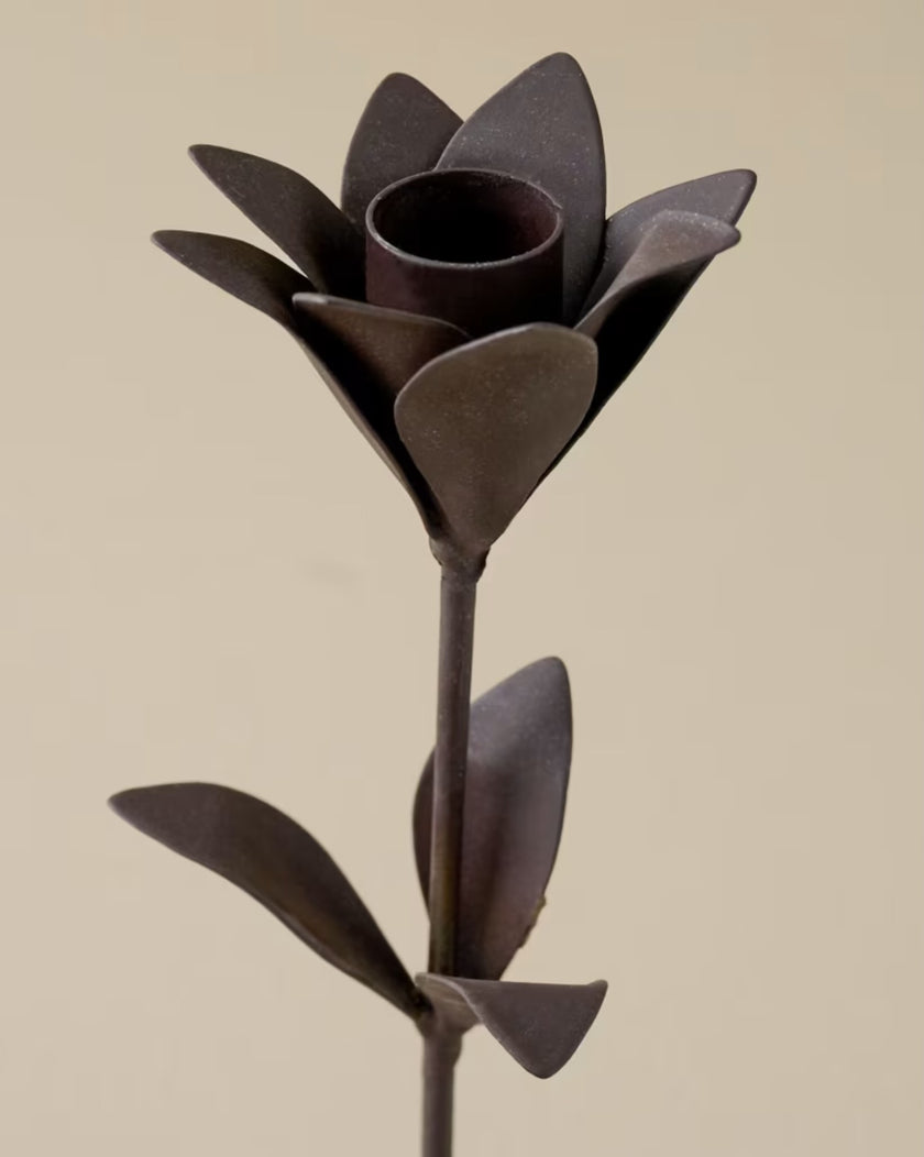 Tulip Iron Taper Holder