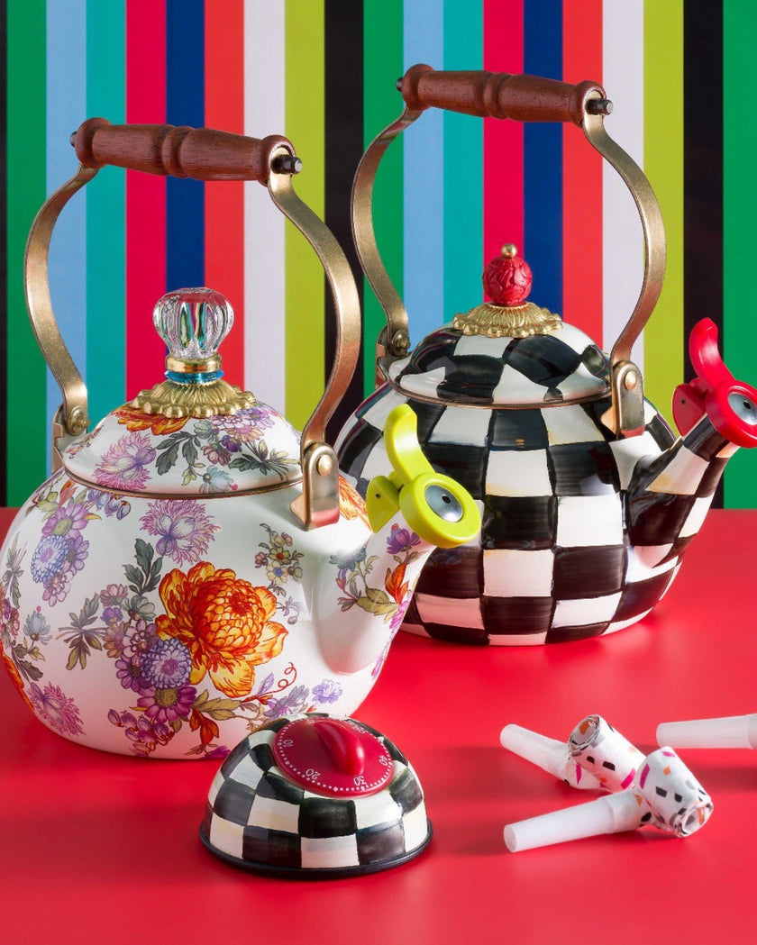Courtly Check Whistling Tea Kettle