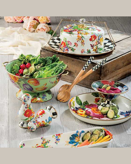 White Flower Market Cake Carrier