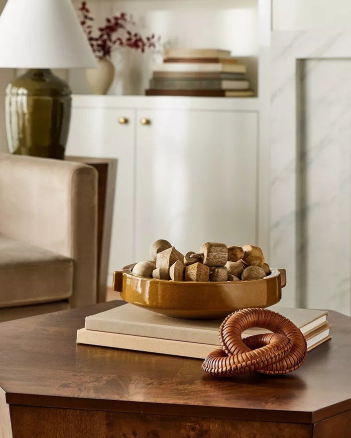 Round Leather Links