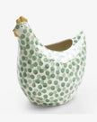 Sage Green Chicken Utensil Pot