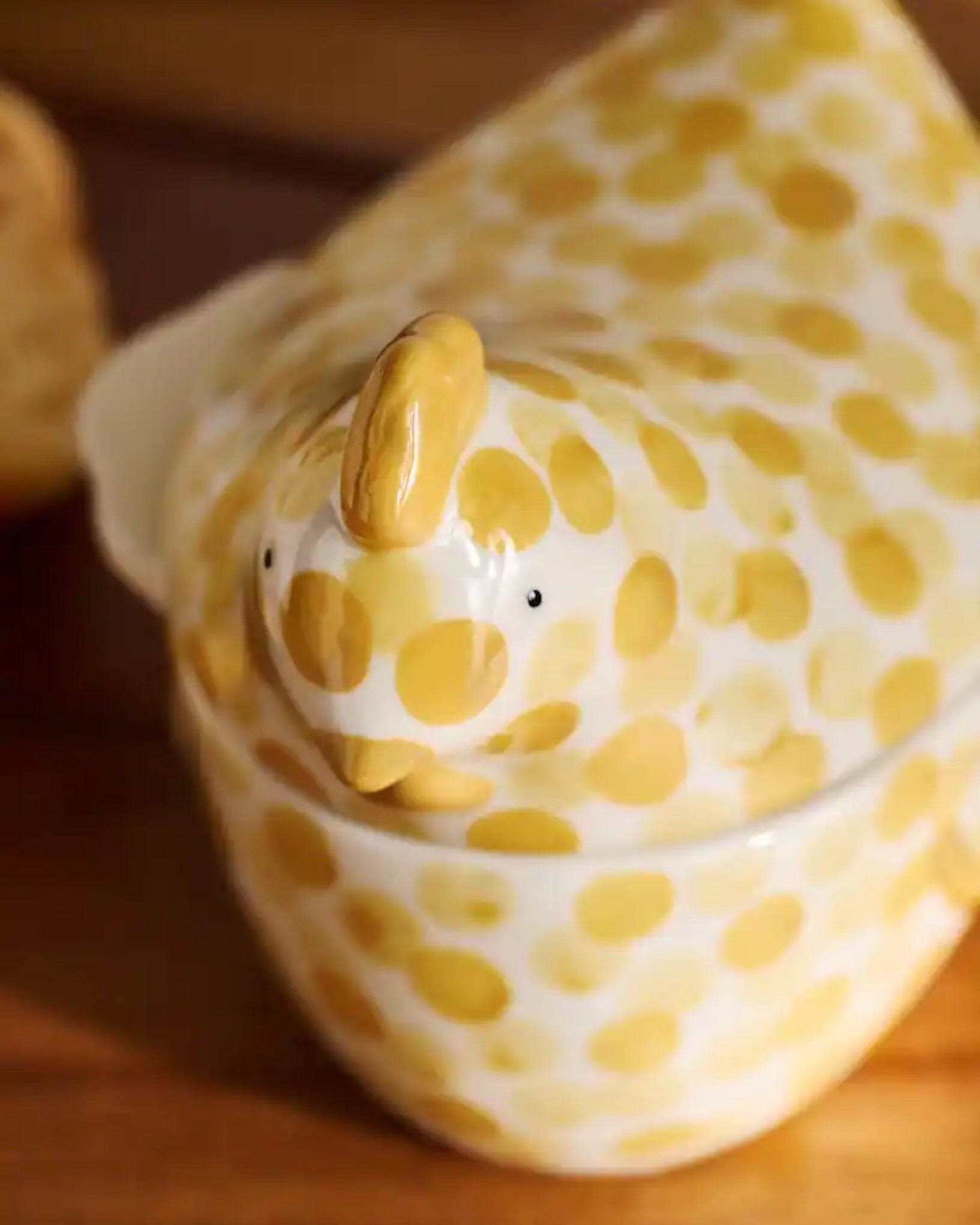 Set of 2 Sage Green Chicken Nibble Bowls with Lid