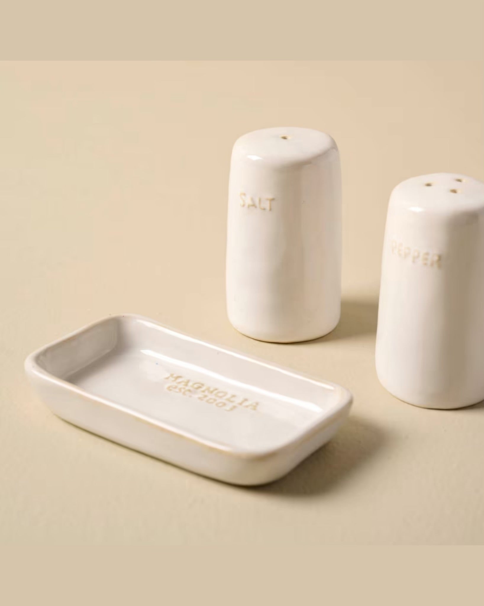Magnolia Est. Salt and Pepper Shakers