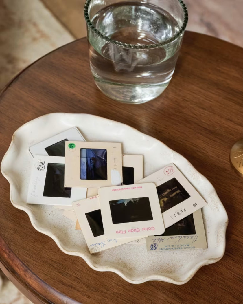 Ceramic Ruffled Tray