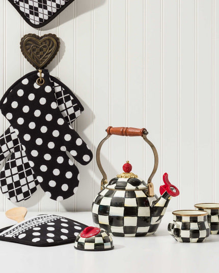 Courtly Check Whistling Tea Kettle