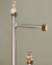 Bear and Bunny Natural Woodland Spa Floor Standing Toilet Roll Holder