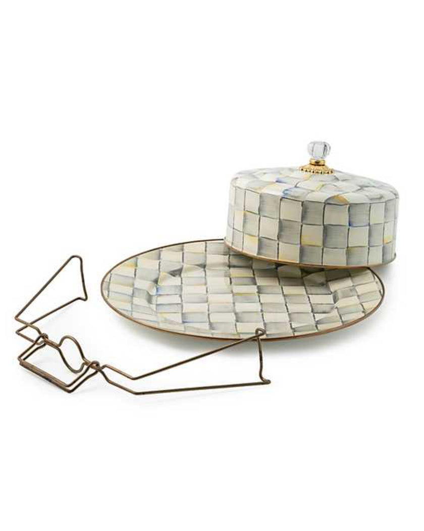 Sterling Check Cake Carrier