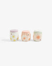 Pastel Wildflower Floral Storage Jars (airtight) Set of 3 or 6