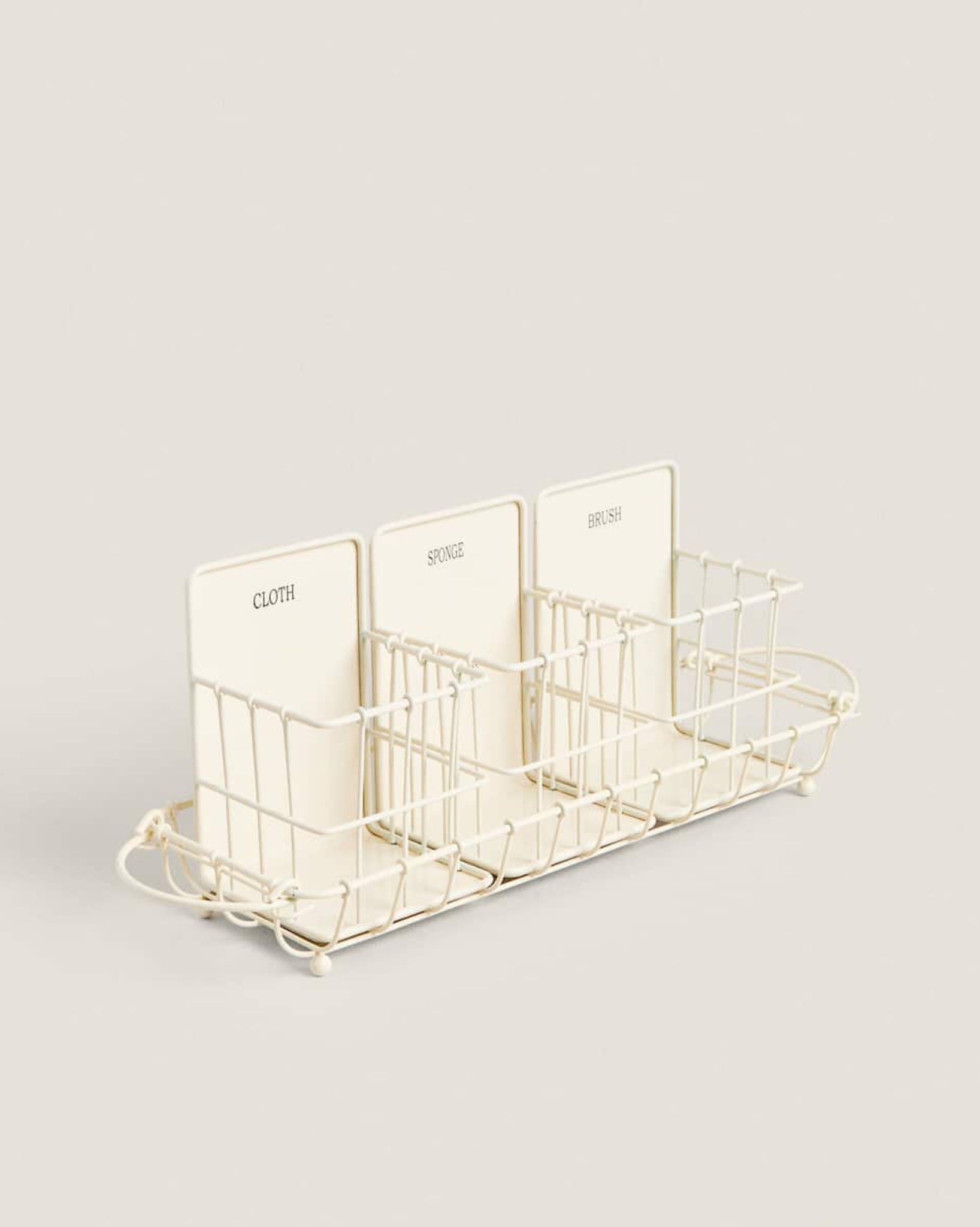 Set of 4 Cleaning Storage Set with Tray