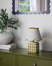 Catherine Ceramic Table Lamp In Ochre