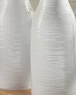 Set of 2 White Malvern Embossed Oil