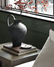Ravine Black Ceramic Jug Vase