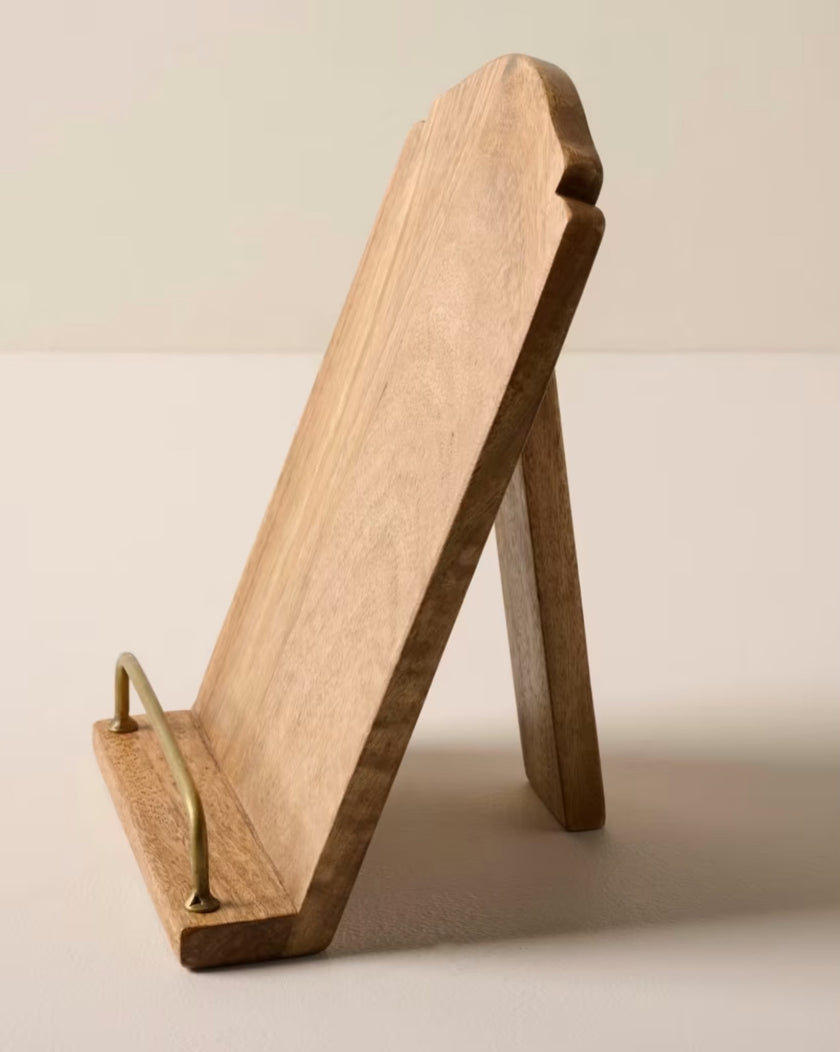 Magnolia Wooden Cookbook Holder