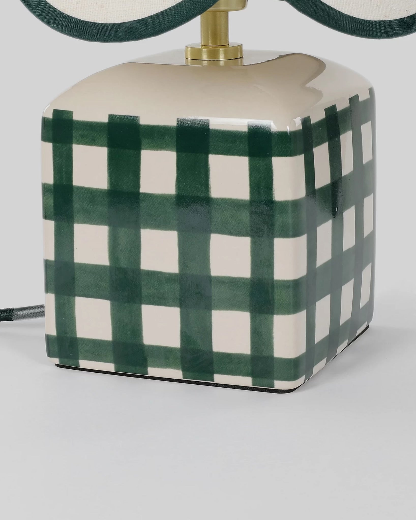 Catherine Ceramic Table Lamp In Green