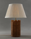 Carrie Rattan Scalloped Table Lamp Large