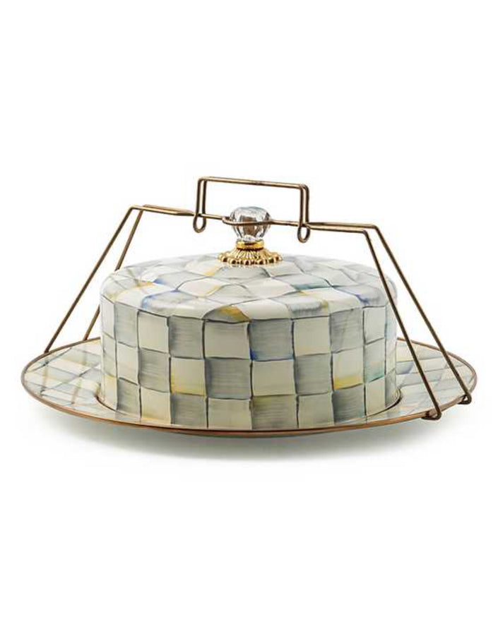 Sterling Check Cake Carrier