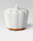 2726ml Pumpkin Stoneware Serving Bowl with Lid cream