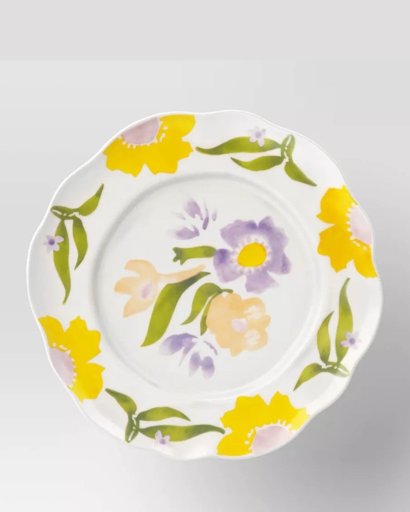 Blooming Floral Serving Stand Pedestal