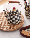 Courtly Check Enamel Tea Kettle