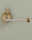 Bear and Bunny Natural Woodland Wall Mount Toilet Roll Holder