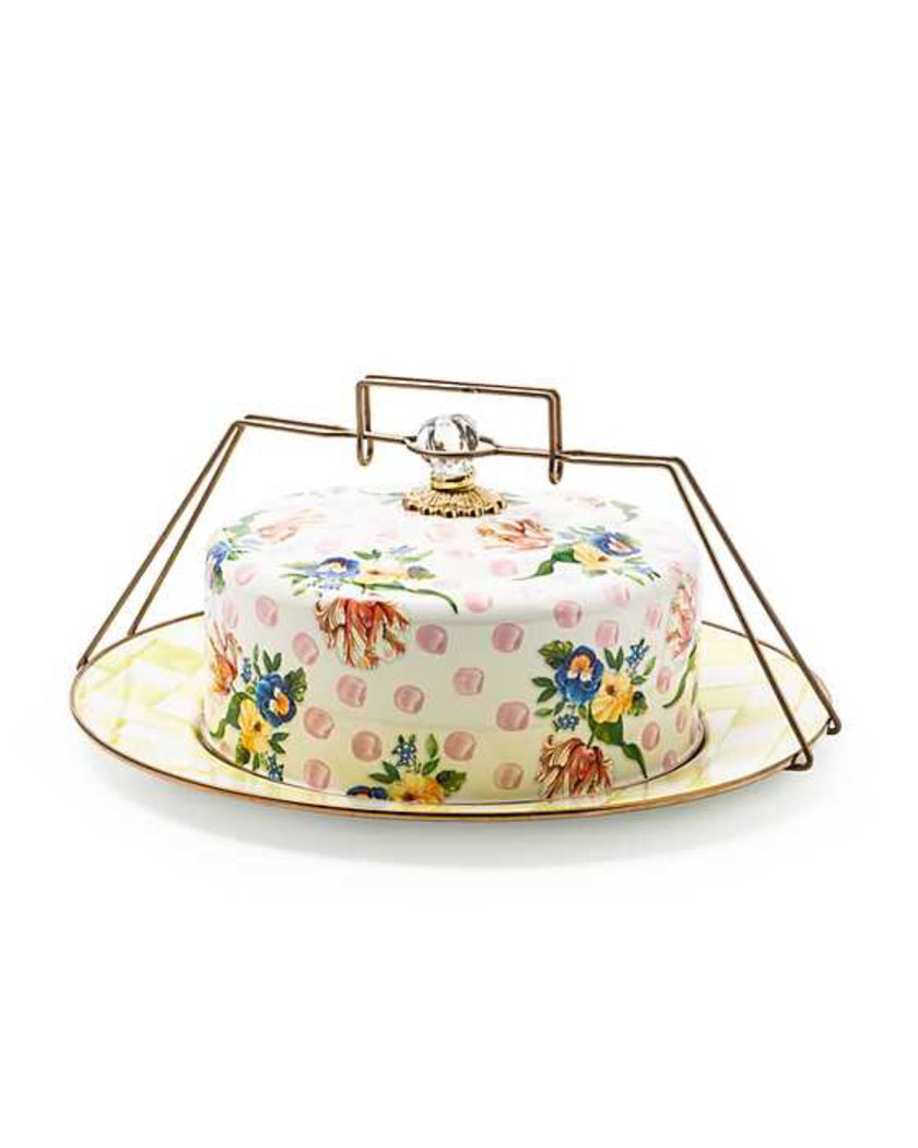 Wildflowers Pink Cake Carrier