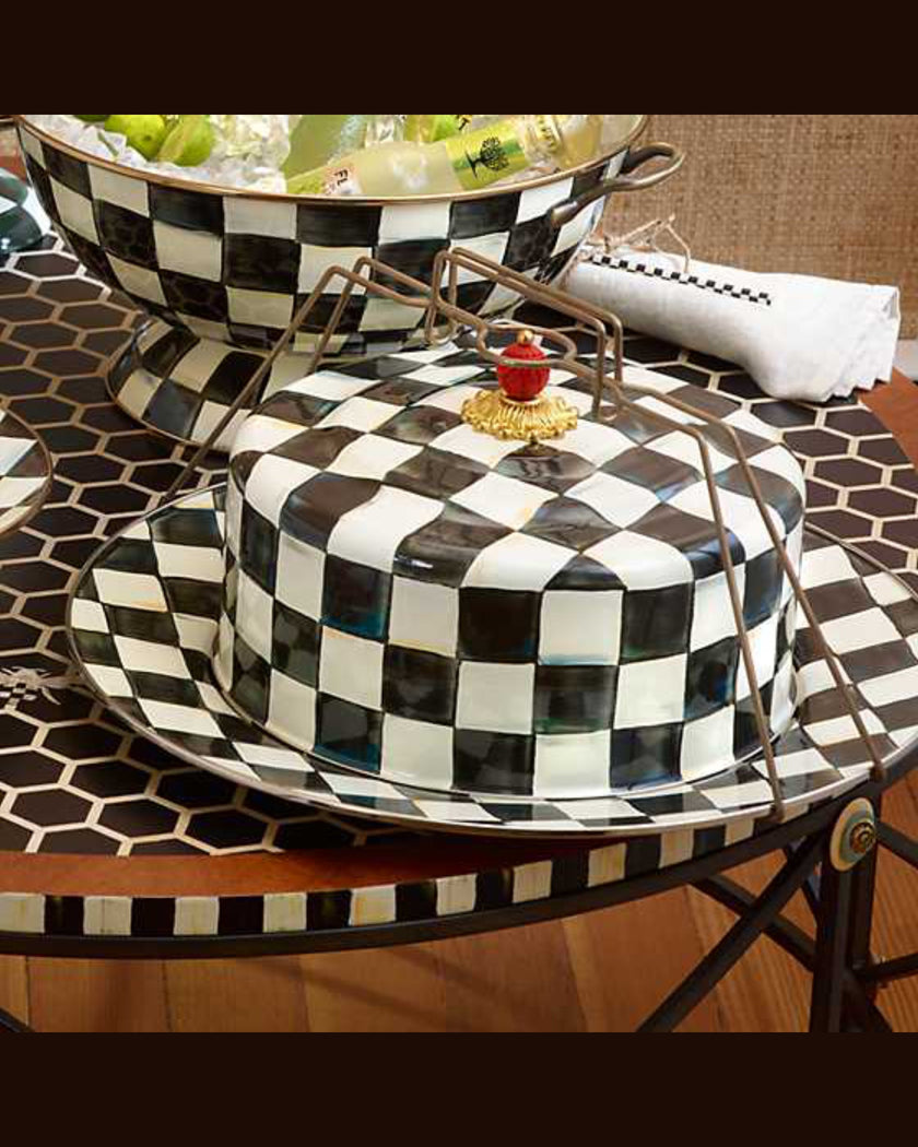 Courtly Check Cake Carrier