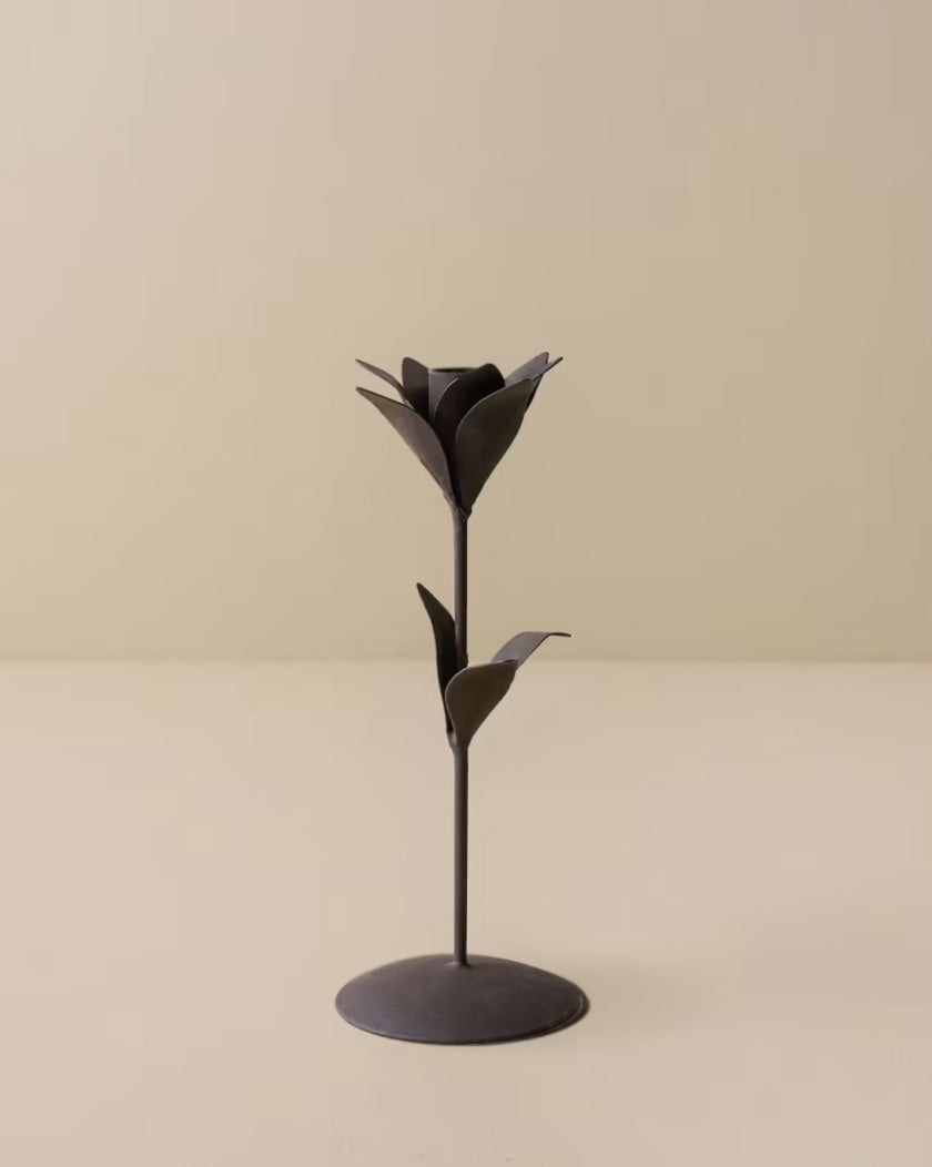 Tulip Iron Taper Holder