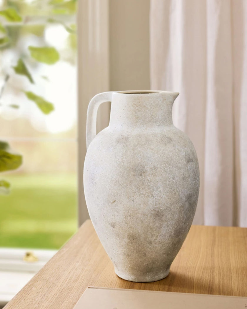 Bianca Dusty Textured Jug Vase