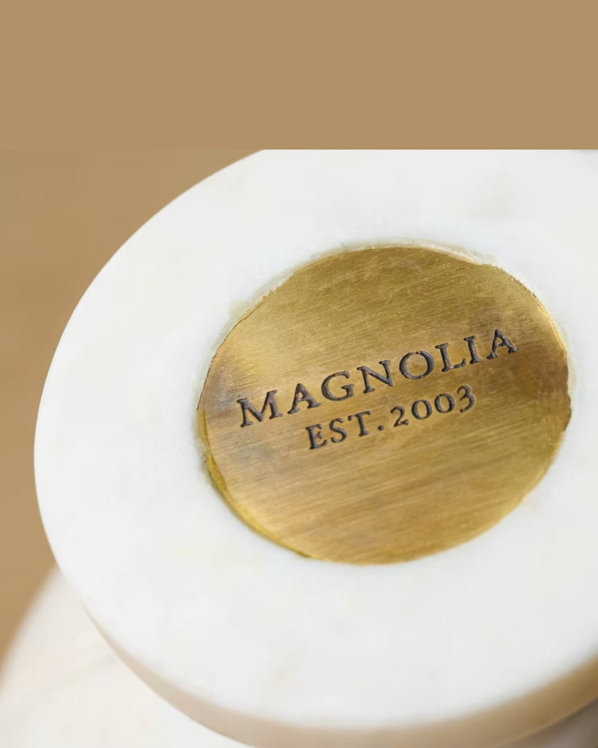 Marble Scalloped Accent Bowl