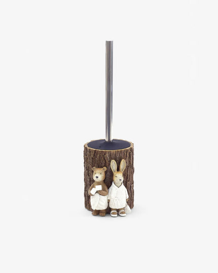 Bear and Bunny Natural Woodland Spa Toilet Brush