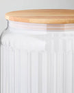 7.7L Fluted Acrylic Drink Dispenser with Wood Stand