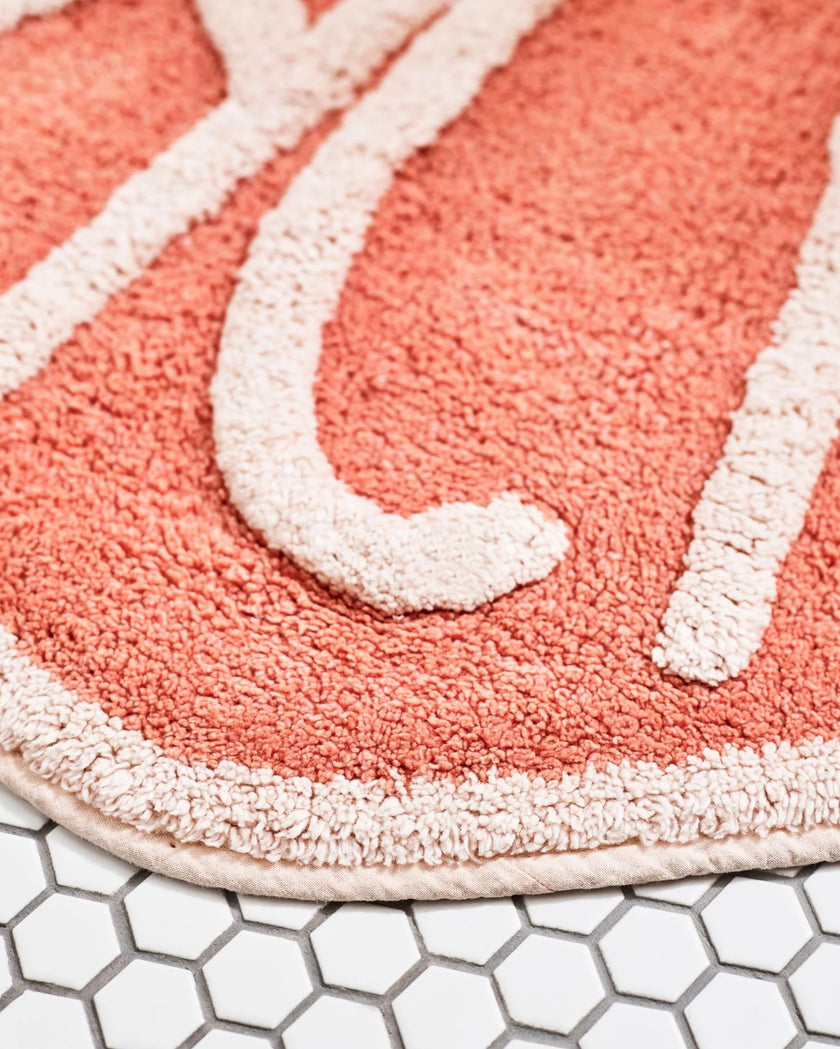 Peachy Bathmat