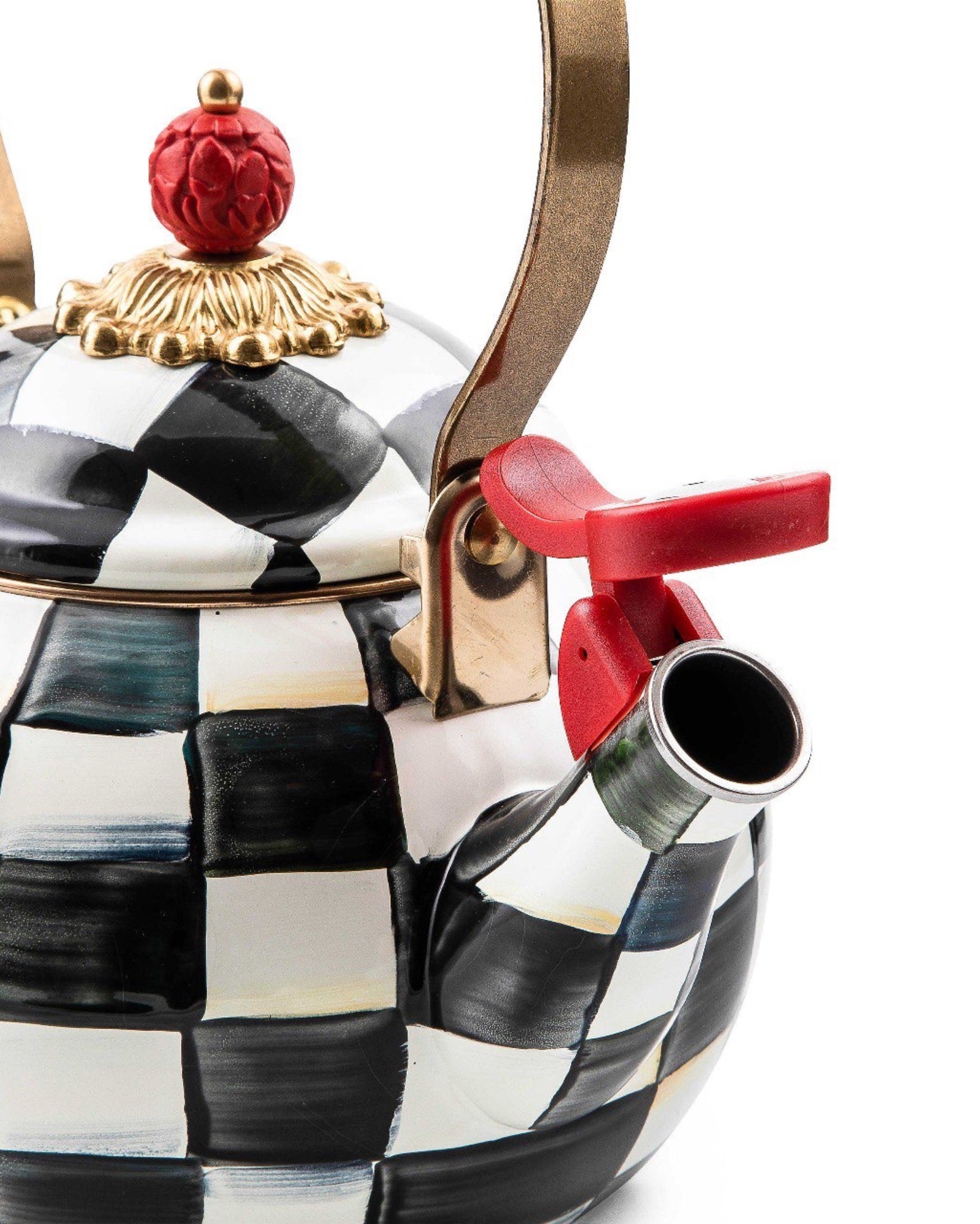 Courtly Check Whistling Tea Kettle