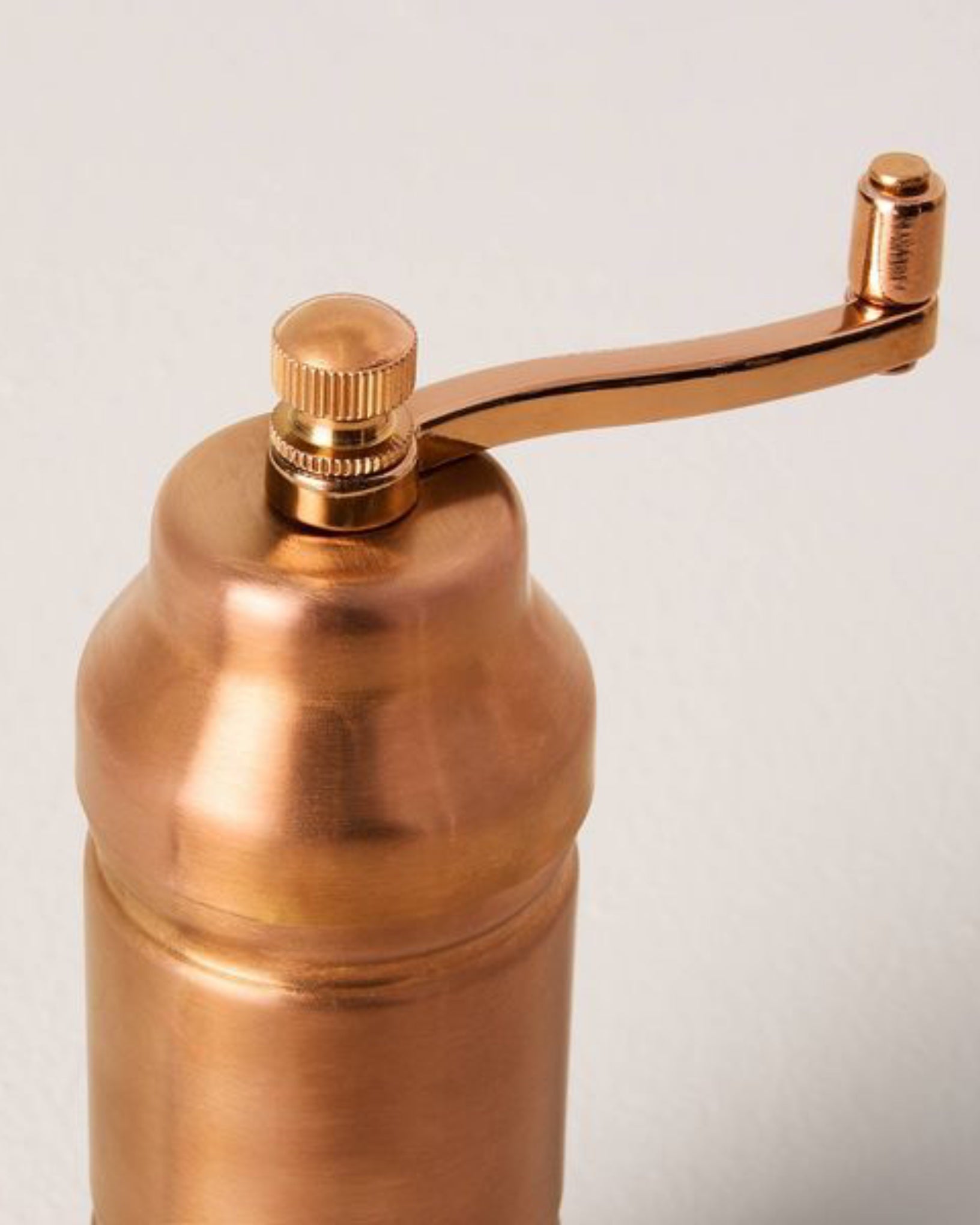 Salt and Pepper Crank Mill Grinder Copper Finish