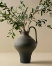 Ravine Black Ceramic Jug Vase