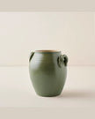 Vintage-Inspired Sage Green Utensil Crock