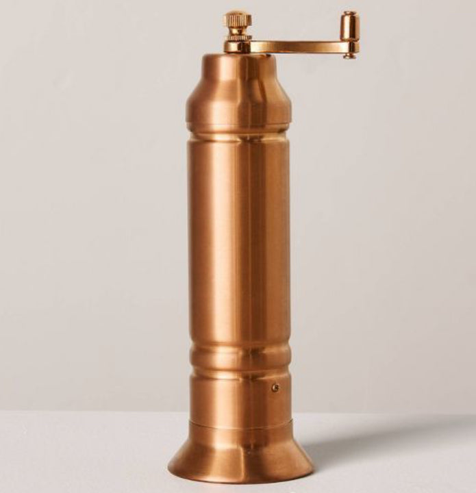 Salt and Pepper Crank Mill Grinder Copper Finish