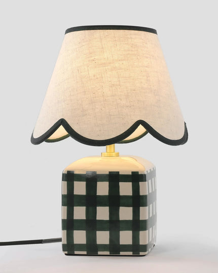 Catherine Ceramic Table Lamp In Green
