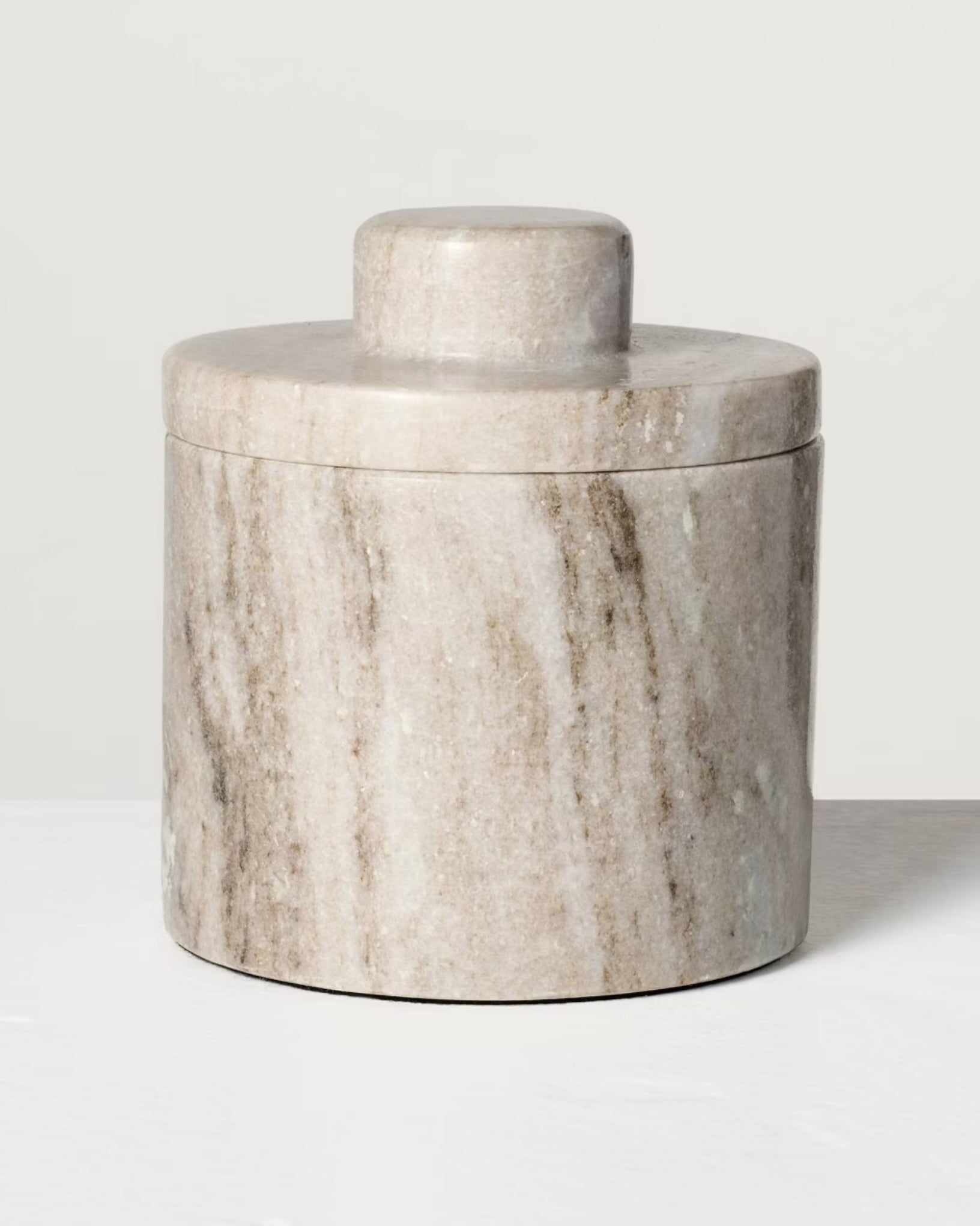 Marble Butter Keeper Warm Gray