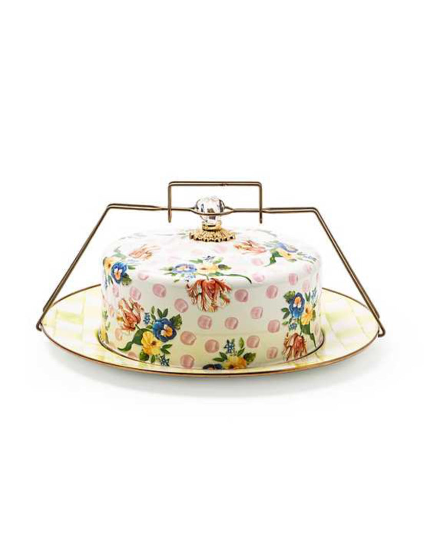 Wildflowers Pink Cake Carrier